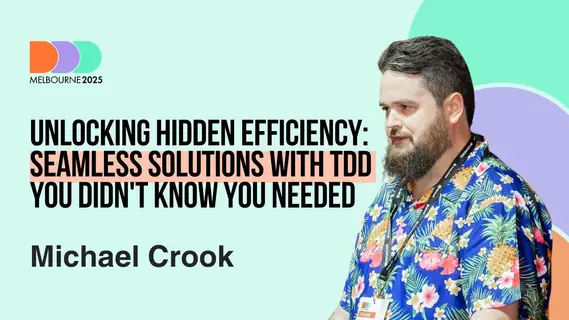 Image for Unlocking Hidden Efficiency - Seamless Solutions with TDD You Didn't Know You Needed